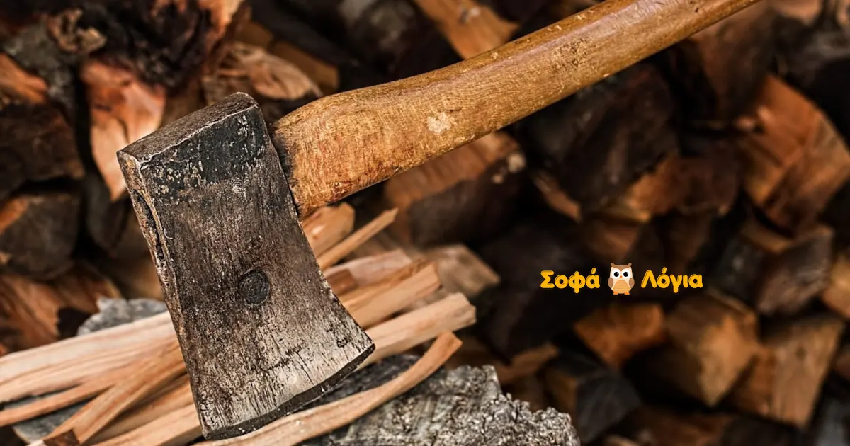 Ο ξυλοκόπος και το τσεκούρι